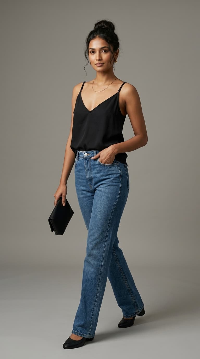 Essential Black Cami Top