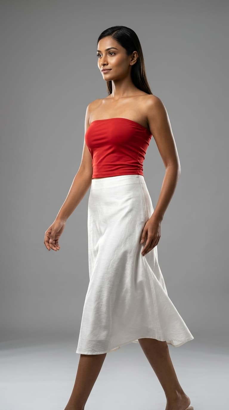 Classic Strapless Tube Top view 2